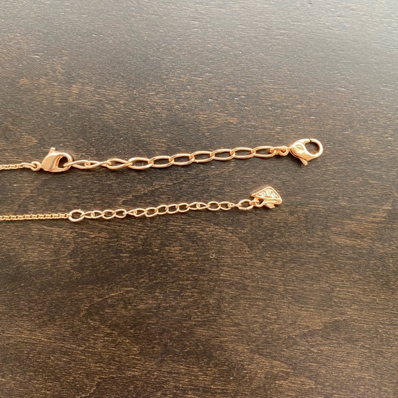 SOLD Swarovski Hollow Pendant - Rose Gold - Picture 6 of 11